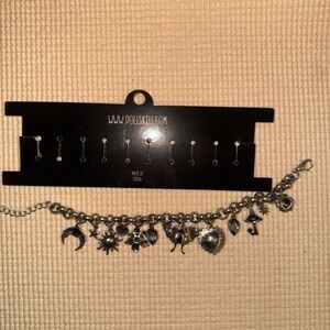 Dolls kill current mood charm bracelet